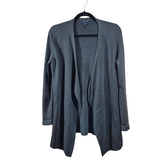 Eileen Fisher Womens Sweater Size S Knit Silk Blend Cardigan Open Long Sleeve - Picture 1 of 6